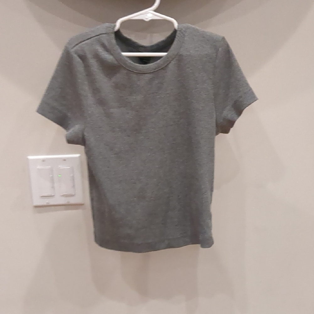 Wild Fable Cropped Ribbed Shirt